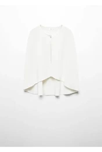MANGO Kids White Cardigan for Kids