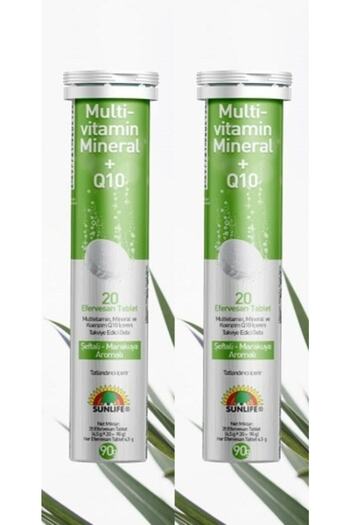 Sunlife New Production - Helping to Meet the Daily Vitamin B Need, 20 Effervescent Tablets*2 Pieces