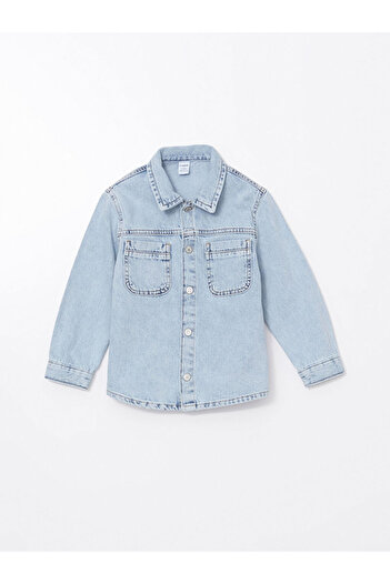 LC Waikiki LCW Kids Basic Erkek Çocuk Jean Gömlek