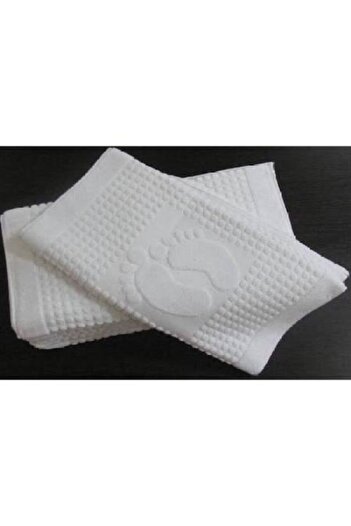 Özdilek White 2 Pieces Foot Towel Winter Towel
