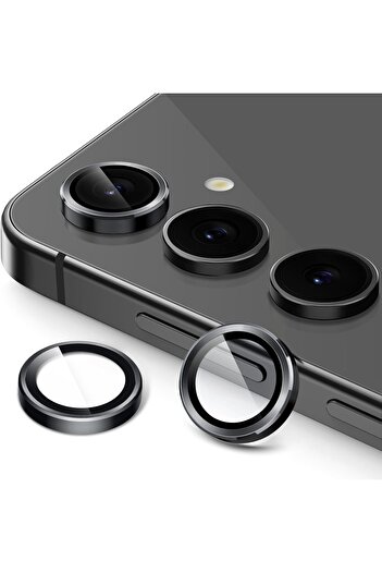 Fibaks For Samsung Galaxy S24 Fe Camera Protection Colorful Lens Protector Tempered Glass Protection