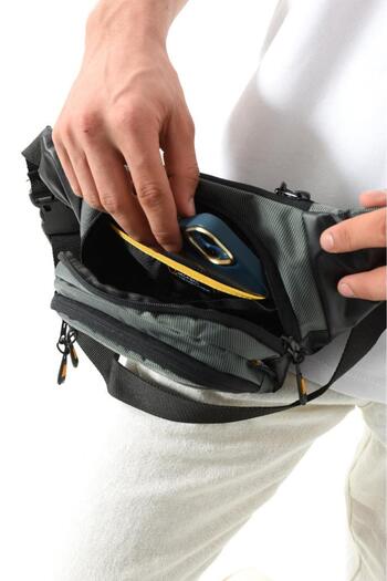 Çanta Trend Men's Waist Bag Multi-Pocket Free Bag Shoulder Bag Functional Use 20*12 cm Mega Bag the Northwe