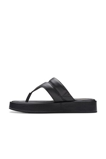CLARKS Black Genuine leather Sandals For Womens
