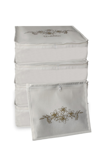 umbellatum 5 Piece Suitcase, Travel Type Storage Organizer Set - 30X30X11 cm