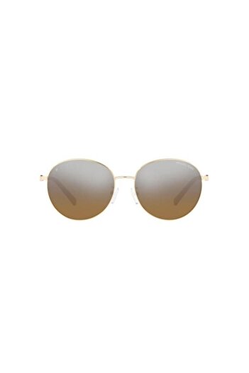 Michael Kors Woman Round Sunglasses- Mk 1119 - Lense Size:57mm - Light Gold