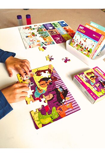 DoerKids Hayvan Orkestrası Mini Puzzle | 3-7 Yaş - 40 Parça