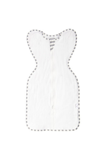 Tiny Toes Baby Unisex Solid Swaddle - White