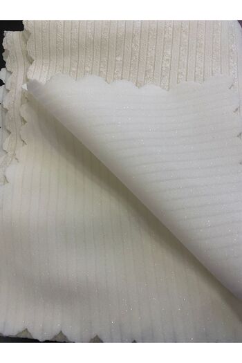 ART ÇEYİZ Line Patterned Sofa Sofa, Cream Color