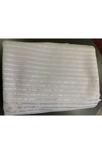 ART ÇEYİZ Striped Patterned Sofa Sofa Bed Sofa Cover Light Gray Color