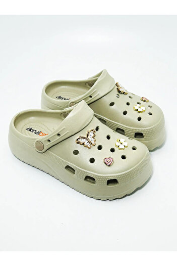 Akınal Bella Akınalbella Women's Stoned Cros Type Casual Slippers E428.Z