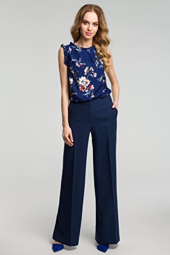 Made of Emotion Trousers with wide legs