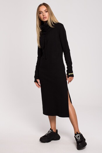 Made of Emotion Maxi dress with a cosy high collar