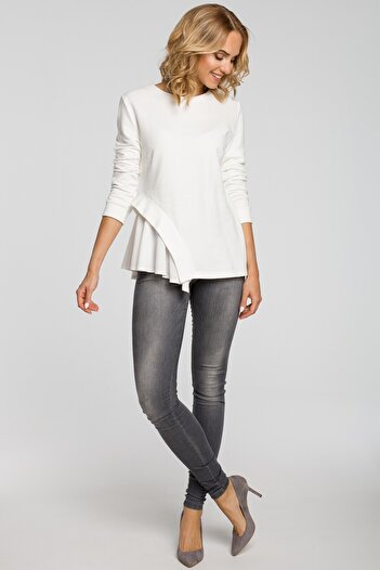 Made of Emotion Two-layer asymmetrical blouse