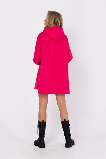 Made of Emotion Dress with a hood and a kangaroo pocket