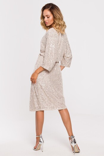 Made of Emotion Mid-length sequin dress