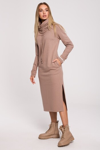 Made of Emotion Maxi dress with a cosy high collar