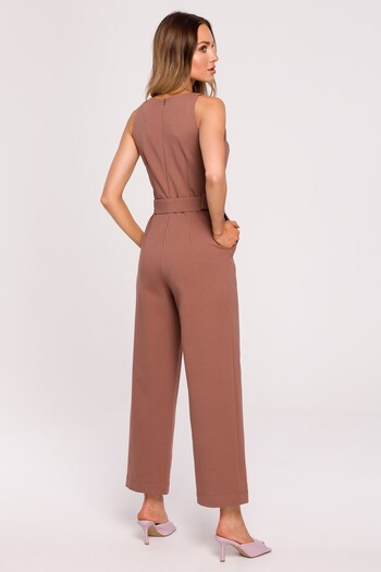 Made of Emotion Elegant jumpsuit with a belt