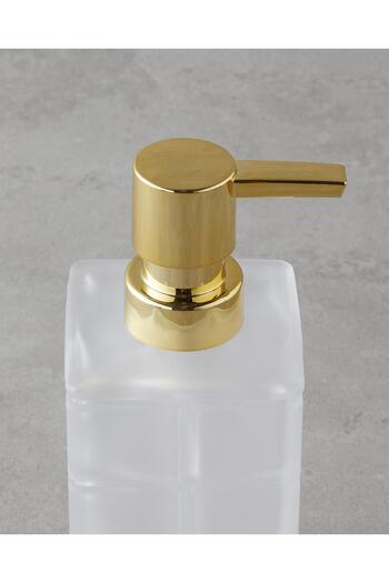 English Home Clare Bathroom Liquid Soap Dispenser 19 cm White