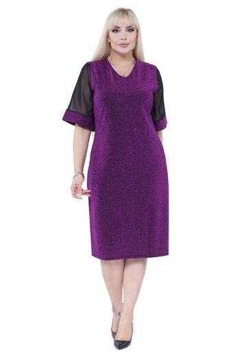 modayız Sparkly Stylish Plus Size Dress 20D-2304
