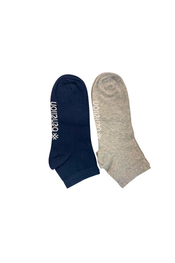 Benetton Men's Bnt-M24084 2-Pack Ballerina Socks - Mix