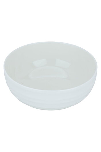 Alsaif Gallery Saif Gallery Porcelain Bowl, 21 cm, Round - White