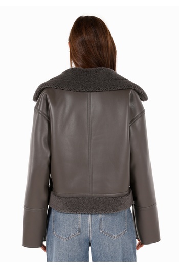 Colin's Pu Coat - Anthracite Women's Model