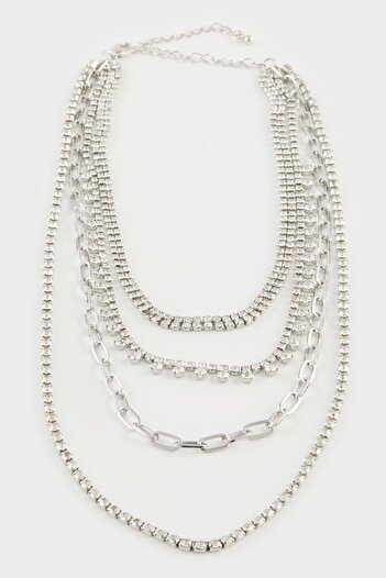 DeFacto Women's 3-Piece Necklace E1456Axns