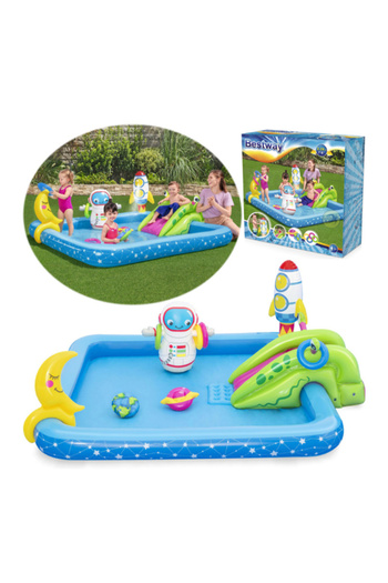 BESTWAY مركز لعب رائد الفضاء الصغير 2.28 متر × 2.06 متر × 84 سم 26-53126