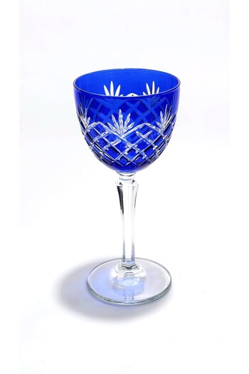 Kristal Market Crystal Footed Tassel Patterned Luxury Goblet