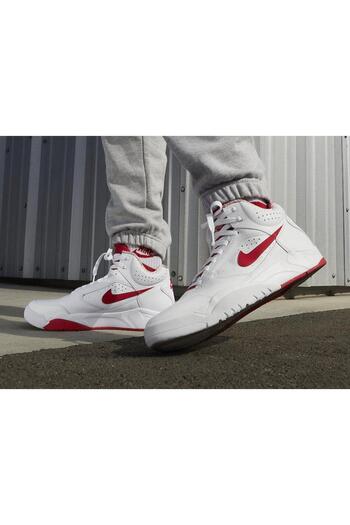 Nike Scottie Pippen White University Red Air Flight Lite μεσαίο παπούτσι μπάσκετ - DJ2518-101