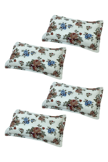 Generic Floral 4 Piece Pillow Case Set 50x75cm
