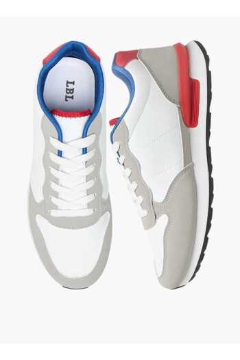 LBL by Shoexpress Colourblock Sneakers with Lace-Up Closure