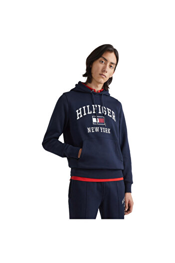 Tommy Hilfiger Kapuce Tommy Hilfiger Modern Varsity, Modrá, Pánské