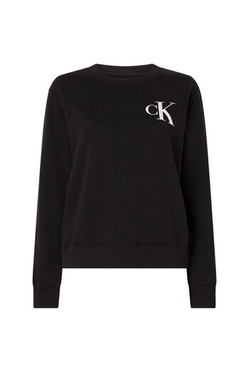 Calvin Klein Blouse Calvin Klein Institutional Crew, Black, Women