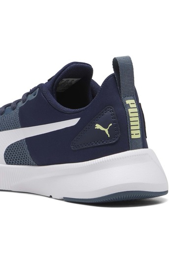 Puma Flyer Runner Jr-Club Navy-Gray Skies-PUMA White