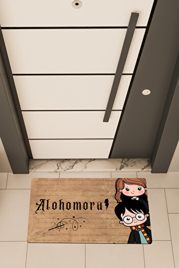 Dormot High Quality Digital Print Brown, Alohomoro Themed Door Front Mat