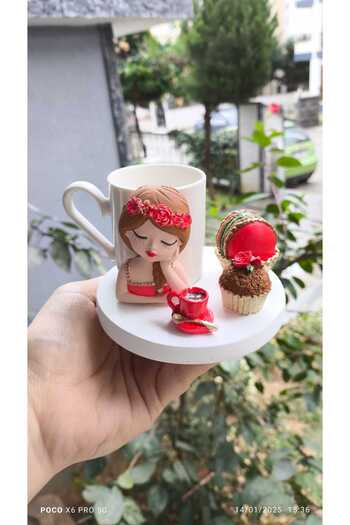 e&e süs dükkanı Design Coffee Cup Model Gift Presentation Model