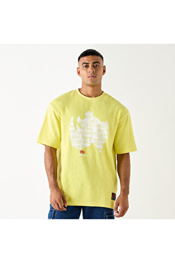 ECKO Unltd Printed Crew Neck T-shirt With Short Sleeves