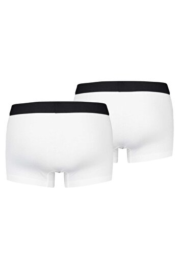 Levi's LEVI´S Herren Boxershorts, 4er Pack - Solid Basic Trunk Organic, Logobund