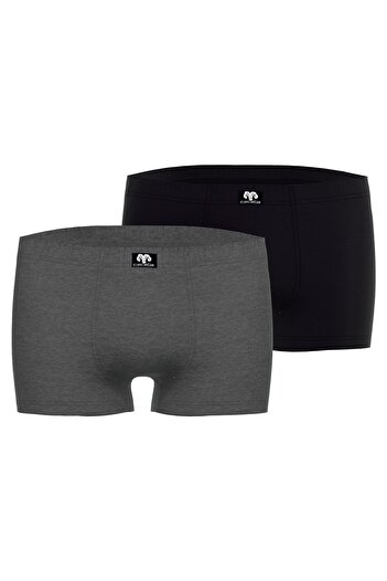 Ceceba Herren Boxershorts, 2er Pack - Konvex, Unterwäsche, Logo, einfarbig