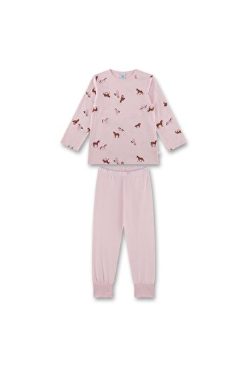 Sanetta Mädchen Schlafanzug - lang, Kids, Pyjama, Baumwolle, Motiv