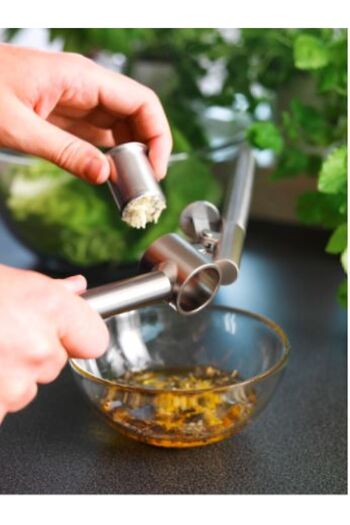 Hümasel 4-Piece 3-in-1 Kitchen Set; Koncıs Garlic Press Idealısk Grater Idealısk 2-Piece Whisk