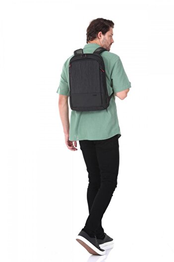 ÇÇS 51350 Yağmura Dayanıklı Polyester Kumaş Erkek Sırt Çantası