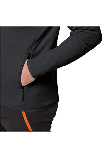 Jack Wolfskin Baiselberg Fz Men's Grey Fleece Jacket Men's Fleece Jacket 1711381-6350