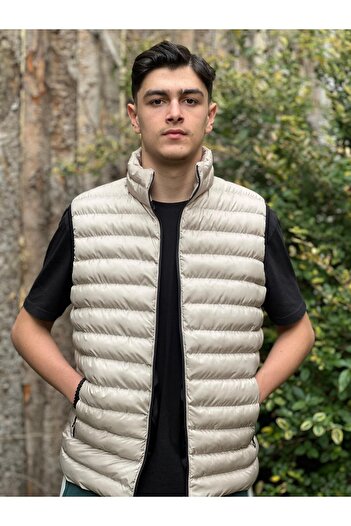 albay outdoor Stand Collar Water Repellent Windproof Inflatable Lightweight Vest