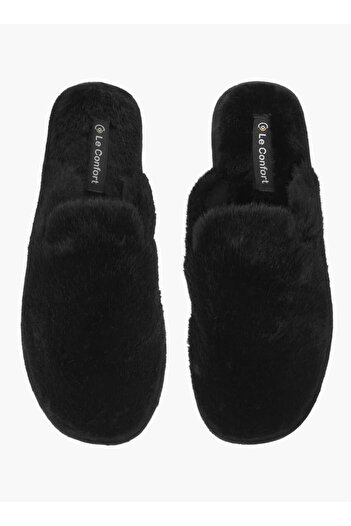 Le Confort Le Confort Fur Textured Slip-On Bedroom Mules