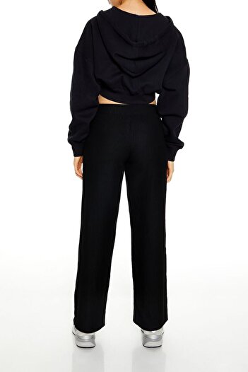 Forever 21 Ribana Mid-Rise Wide-Leg Pantolon