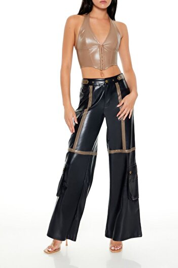 Forever 21 Suni Deri Pantolon