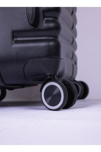 Mnuk Destiny Carry-on Luggage | Hardside Trolley | 20 Black
