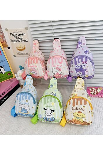 SANRIO My melody Pompompurin Hello kitty Çocuk Çantası (18*14*7cm)
